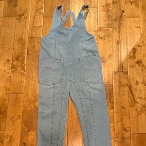 TALULAH Light Blue Denim Jumpsuit